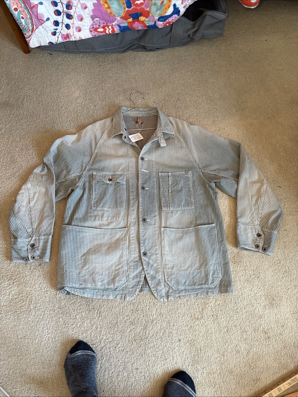 NWT Kapital brand Liberty Hickoree Cactus Coverall Unisex Japan Jacket Men's XXL - Picture 12 of 15